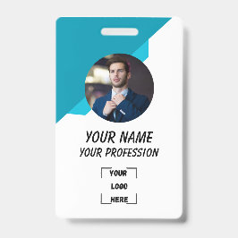Custom Employee ID Badge with Photo