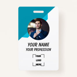Custom Employee ID Badge with Photo