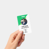 Custom Employee ID Badge with Photo (Handheld)