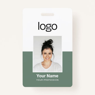 Custom Employee Photo Name Tag Badges