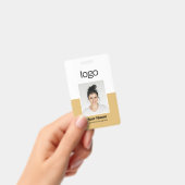 Custom Employee Photo Name Tag Badges (Handheld)