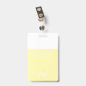 Custom Employee, Photo, Name, Title, Logo, Barcode Badge (Achterkant met clip)