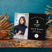 Custom Employee Recognition Photo 5 Year service Fotoplaat (Zijkant)