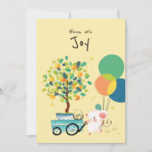 [Custom/EN] Happy New Year Balloon-muis voor ballo Feestdagenkaart (Voorkant)