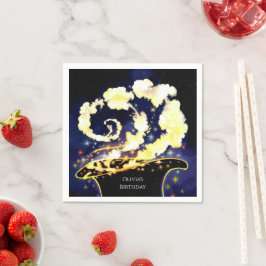 Custom Enchanted Wand Wizard Verjaardag Servet