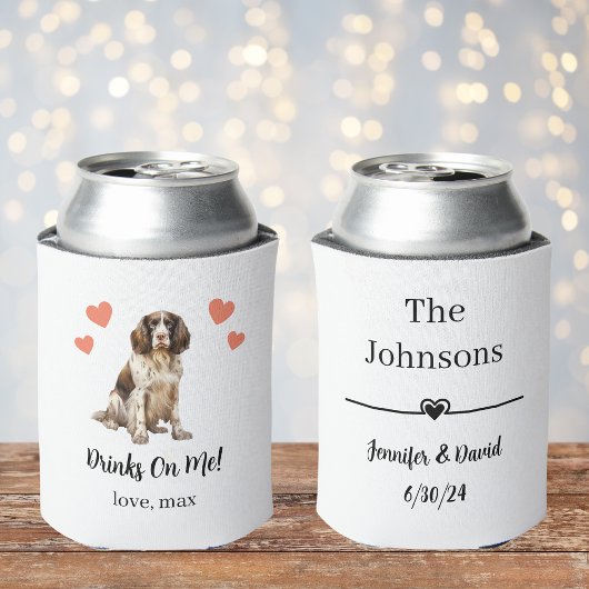 Custom Engels Spaniel Pet Wedding Koelbox Blikjeskoeler