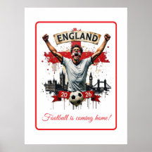 Custom England National Football Team Celebration