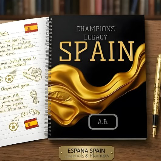 Custom España Workspace QR Code | Champions Legacy Notitieboek