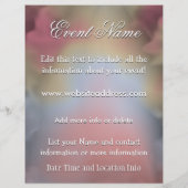 Custom Event Heaven Flyer (Achterkant)