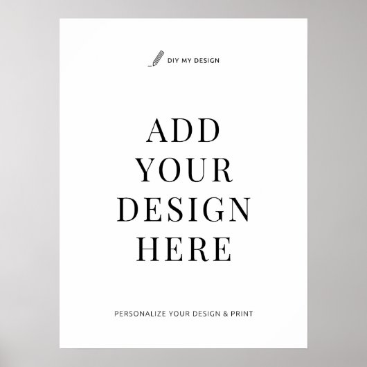 Custom Event Marketing Poster Afdrukken 18x24" (Voorkant)