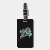 Custom Exotic Butterfly Bagagelabel (Voorkant verticaal)