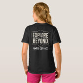 Custom Explore Beyond Camping Crew 2026 T-shirt (Achterkant volledig)
