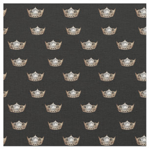 Custom Fabric-Pageant Crown Stof