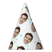 Custom Face 20th 30th 40th 50th 60th 70th Verjaard Feesthoedjes (Rechts)