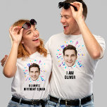 Custom Face 30th 40th 50th 60th 80 Birthday Squad T-shirt<br><div class="desc">Custom Face 30th 40th 50th 60th 80 Birthday Squad T-shirt</div>