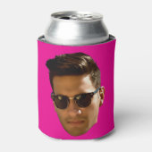 Custom Face Bachelorette Party Verjaardag Blikjeskoeler (Blikje Voorkant)