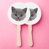 Custom Face Cat Cutout Bachelorette Party Verjaard Handwaaier