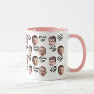 Custom Face Coffee Mok   Dad Gift Baby Face