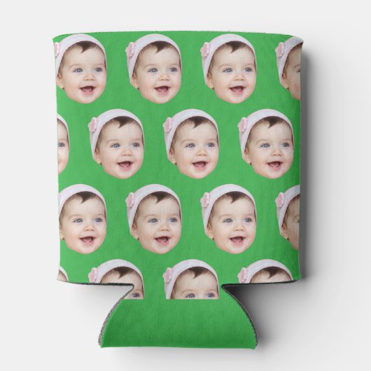 Custom Face Cutout Bachelorette Party Verjaardag Blikjeskoeler (Achterkant)