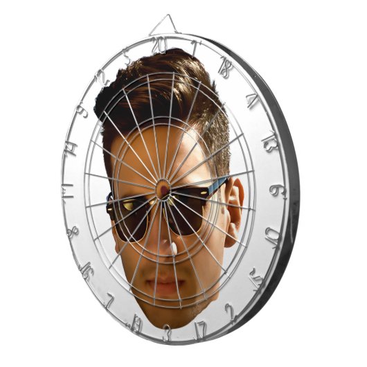 Custom Face Cutout Bachelorette Party Verjaardag Dartbord (Voorkant Rechts)