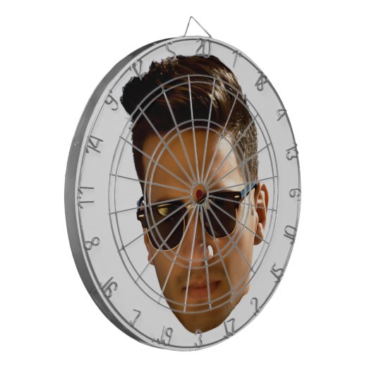 Custom Face Cutout Bachelorette Party Verjaardag Dartbord (Voorkant Links)