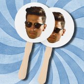 Custom Face Cutout Bachelorette Party Verjaardag Handwaaier