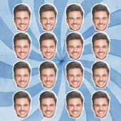 Custom Face Cutout Bachelorette Party Verjaardag Sticker