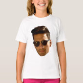 Custom Face Cutout Bachelorette Party Verjaardag T-shirt (Voorkant)