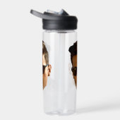 Custom Face Cutout Bachelorette Party Verjaardag Waterfles (Rechts)