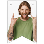 Custom Face Funny Bride en bruidegom Gepersonalise Vlaggetjes (Tweede vlag)