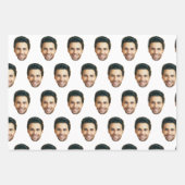 Custom Face | Funny Custom Heads Photo Gift Wrap Inpakpapier Vel (Voorkant)
