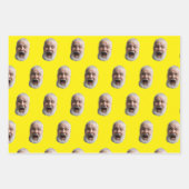 Custom Face Gift Wrap Inpakpapier Vel (Voorkant 3)