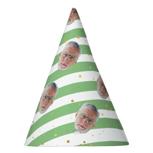 Custom Face Happy Birthday Decorations Supplies Feesthoedjes (Rechts)