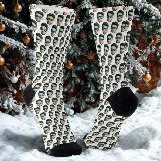 Custom Face Head Wedding Vrijgezellenfeest Party F Sokken