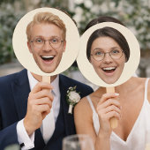 Custom Face Him or Her Game Paddles  Handwaaier