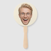 Custom Face Him or Her Game Paddles  Handwaaier (Achterkant)