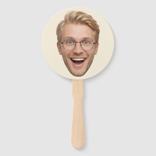 Custom Face Him or Her Game Paddles  Handwaaier (Achterkant)