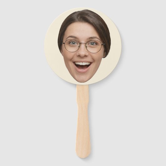 Custom Face Him or Her Game Paddles  Handwaaier (Voorkant)