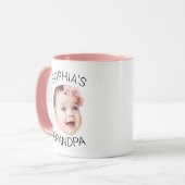 Custom Face Mug, Baby Photo Gift for Grandpa Mok (Voorkant links)