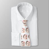 Custom Face Necktie Custom Logo Neck Tie Fathers Stropdas (Gebonden)