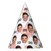 Custom Face Party Pet, gepersonaliseerde verjaarda Feesthoedjes (Voorkant)