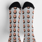 Custom Face Pattern Socks, Add Any Photo Face Sokken (Top)