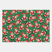 Custom Face Photo Christmas Variety Pack 3 Leuk Inpakpapier Vel (Voorkant 2)