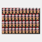 Custom Face Photo Gingerbread Joe biden Christmas Inpakpapier Vel (Voorkant 2)
