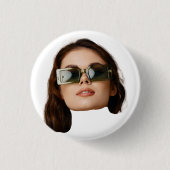 Custom Face Photo Ronde Button 3,2 Cm (Voorkant)