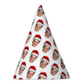 Custom Face Photo Santa Hat Christmas Feesthoedjes (Rechts)