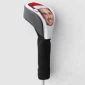 Custom Face Photo Santa Hat Christmas Golfheadcover (Schuin)