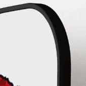 Custom Face Photo Santa Hat Christmas Pickleball Paddle (Links Detail)