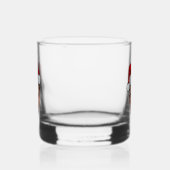 Custom Face Photo Santa Hat Christmas Whisky Glas (Links)