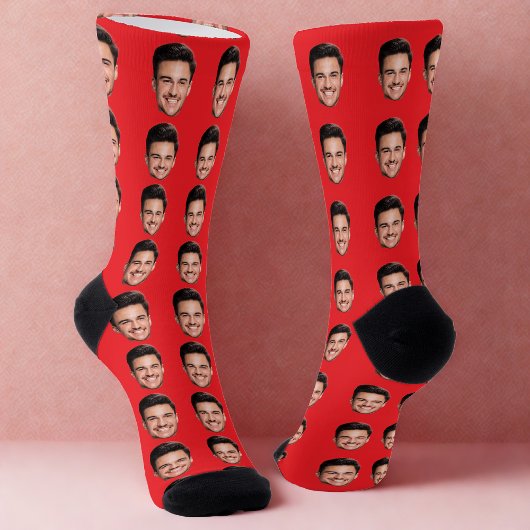  Custom Face Socks, Personalized Face Sokken